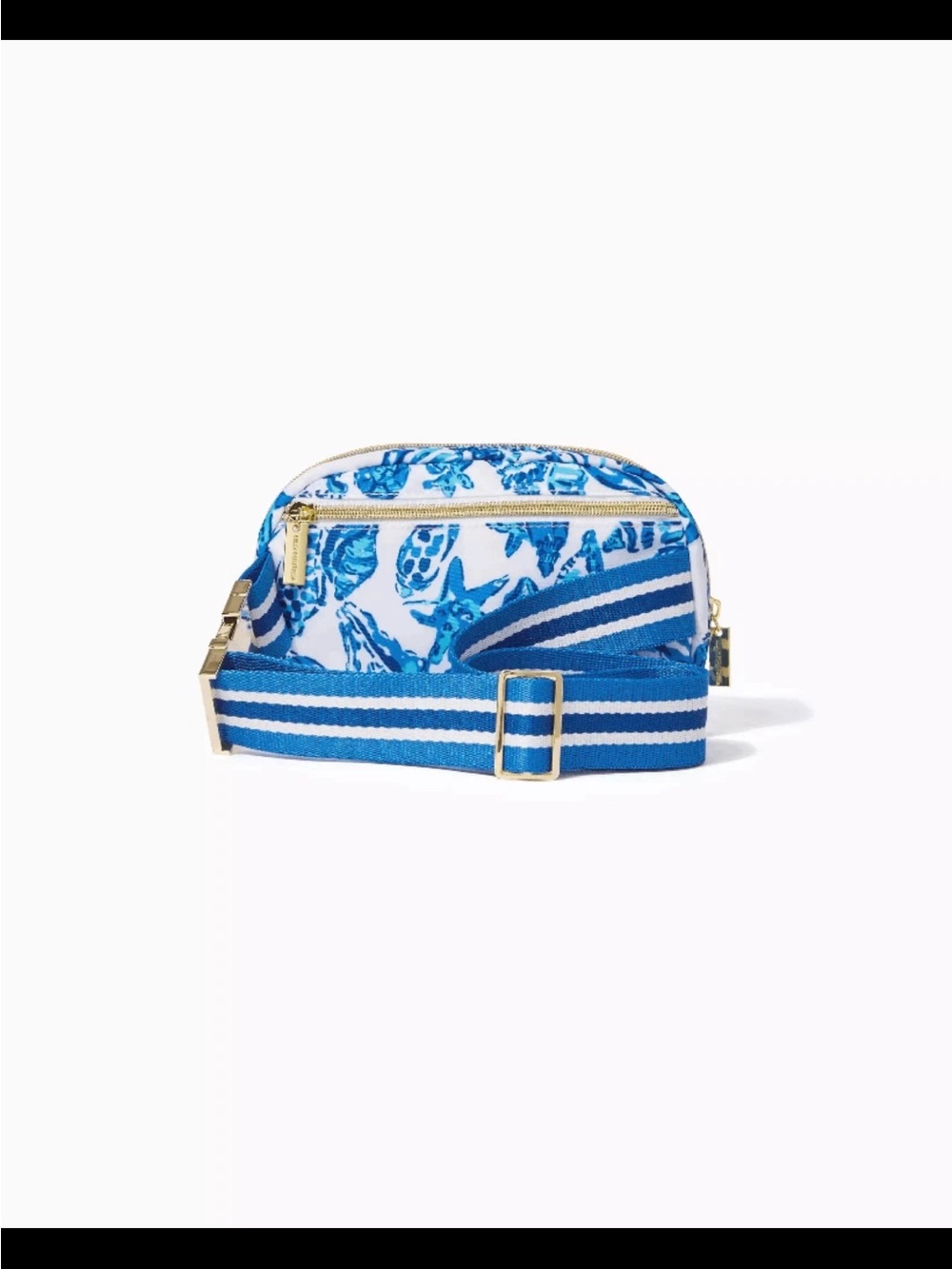 NWOT. LILLY PULITZER Jeanie Belt Bag Resort White Shell Collector - Picture 4 of 9